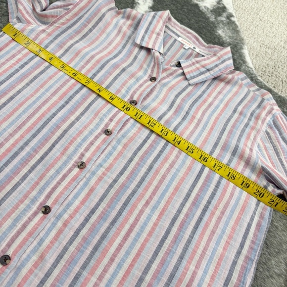 Sundry Button Down Striped Oversized Shirt - Picture 12 of 12